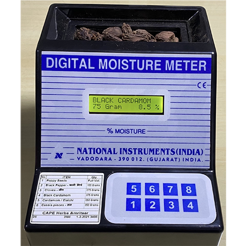 Black Cardemom Moisture Meter - Application: Industrial