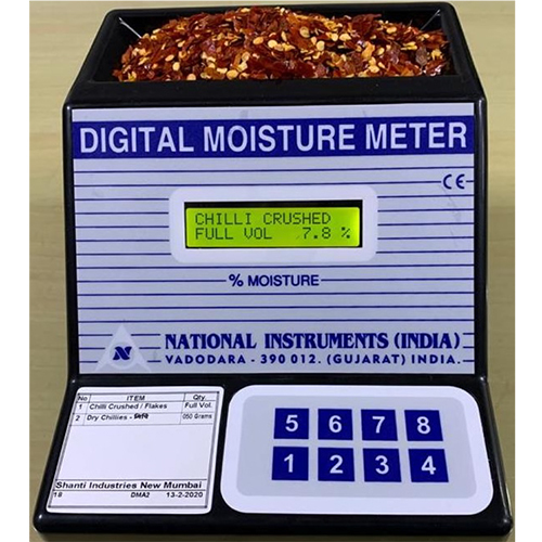 Chilli Crushed Moisture Meter - Application: Industrial