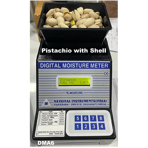 Pista With Shell Moisture Meter - Application: Industrial