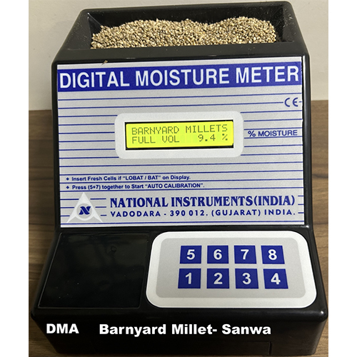Barnyard Millet Moisture Meter - Application: Industrial