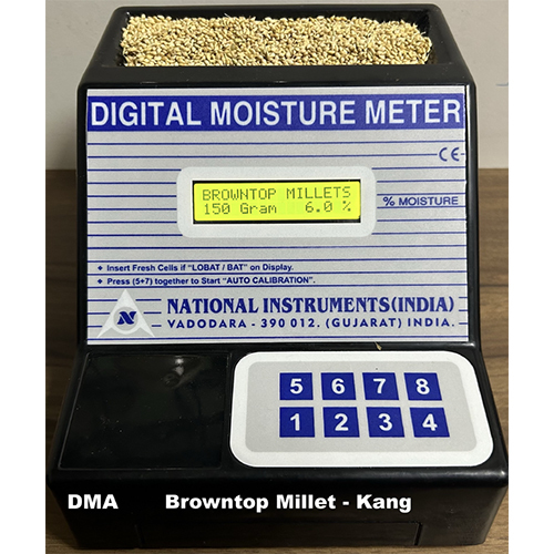 Browntop Millets Moisture Meter - Application: Industrial