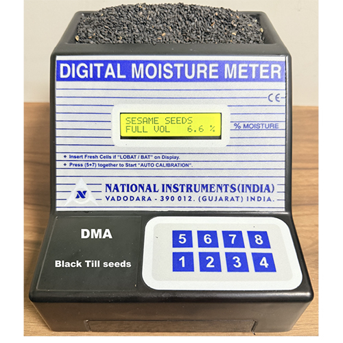 Black Till Seed Moisture Meter - Application: Industrial