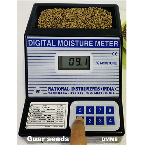 Guar Seeds Moisture Meter - Color: Black