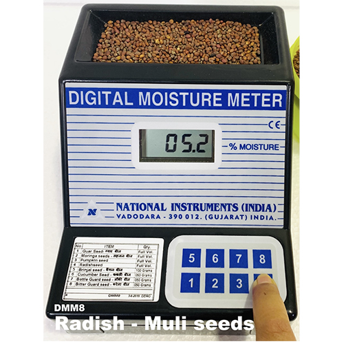 Radish Seeds Moisture Meter - Application: Industrial