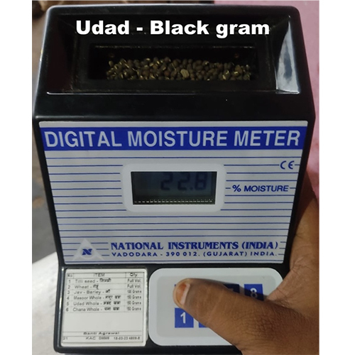 Udad Whole Moisture Meter - Application: Industrial