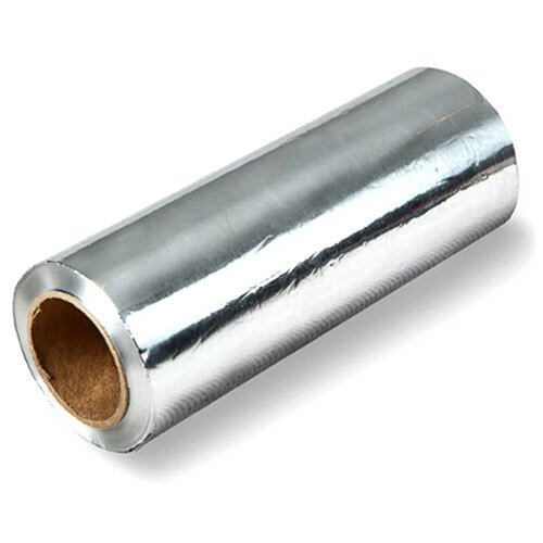 Pure Aluminium Foil Laminated Woven Fabric - Color: Silver