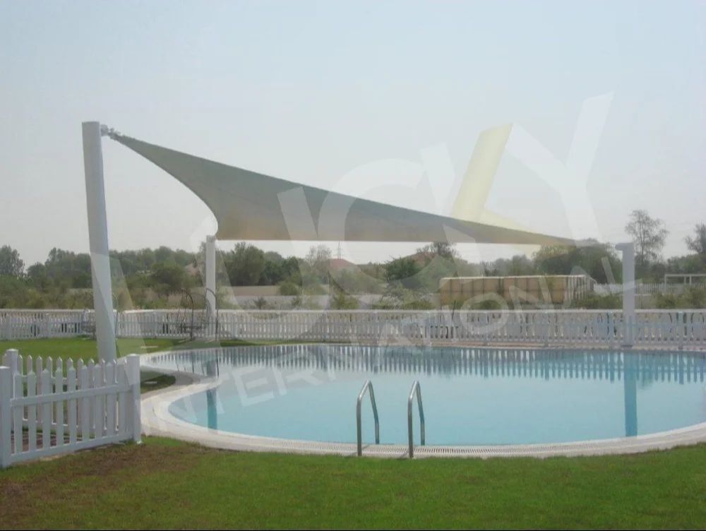 Commercial Shade Structures - Color: White