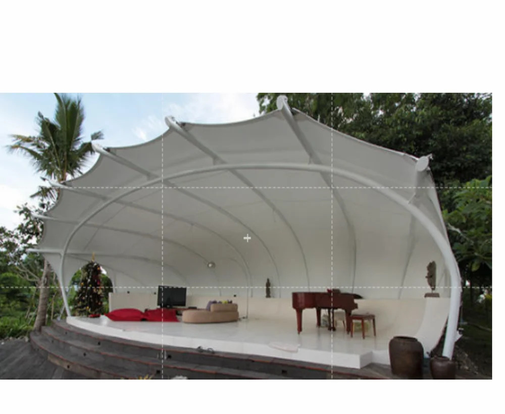 Commercial Shade Structures - Color: White