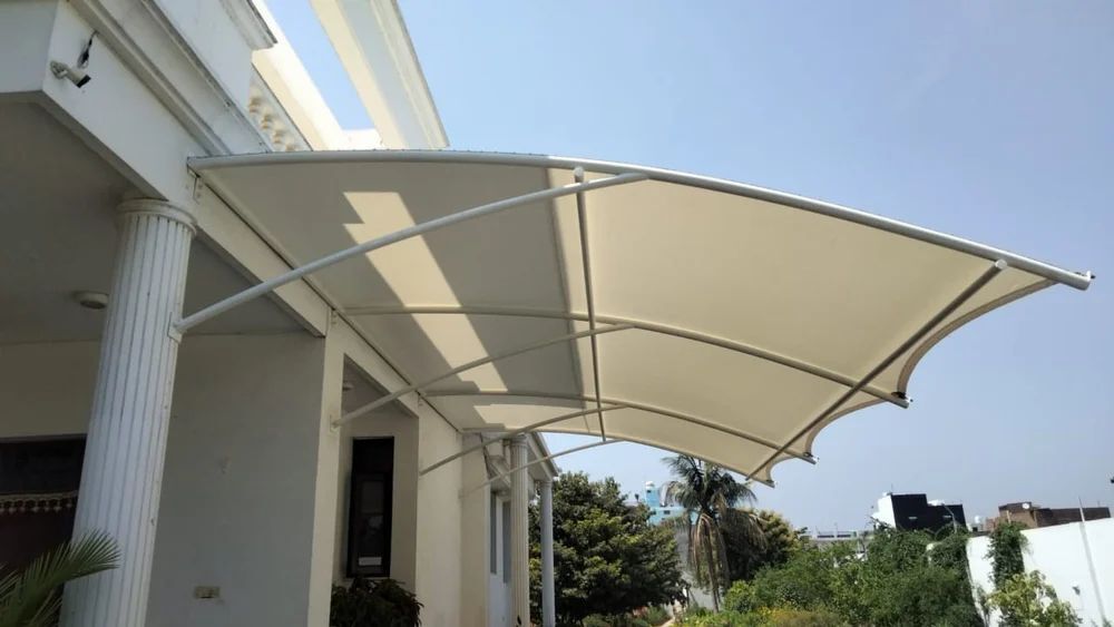 Commercial Shade Structures - Color: White