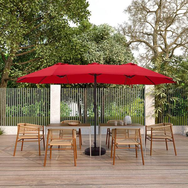 15 Feet Double Side Garden Umbrella