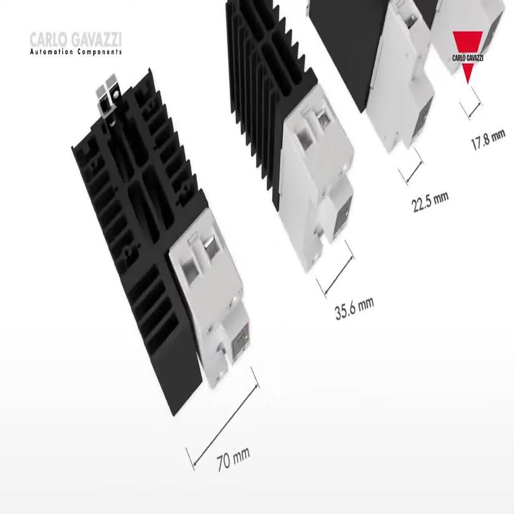 Black/white Analog Din Rail Mounting Ssr