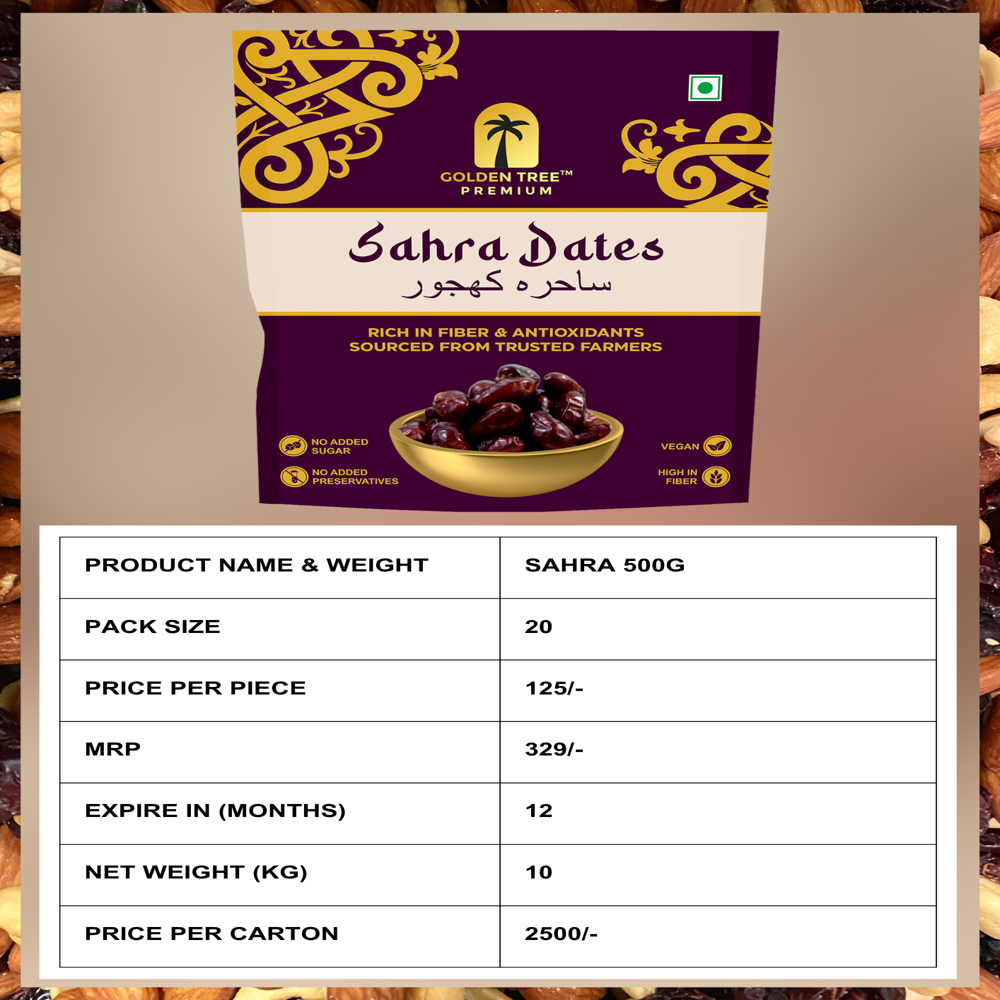 Sahra (Kalute Dates) - Flavor: Sweet