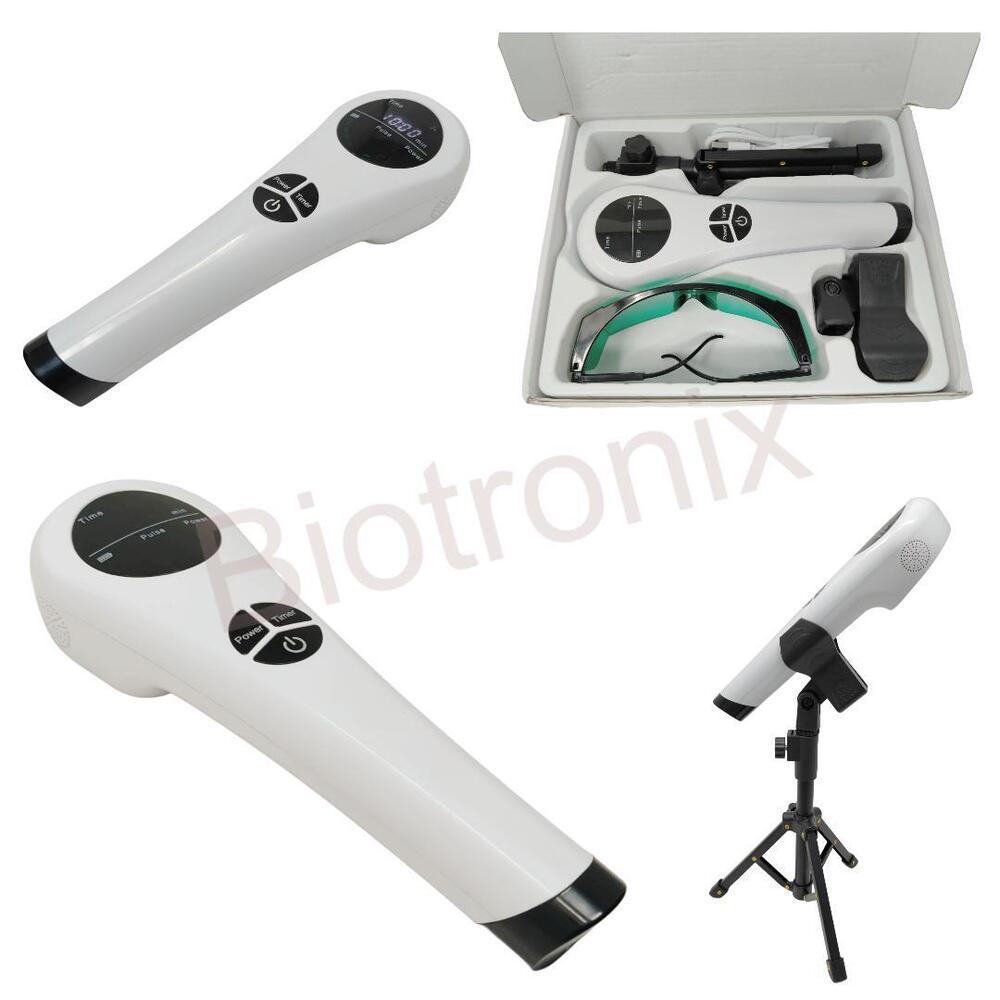 Laser Therapy Device with Adjustable Holding Stand & Cooling System