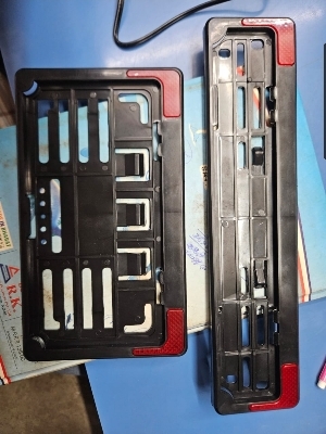 Number Plate Frame - Color: Black