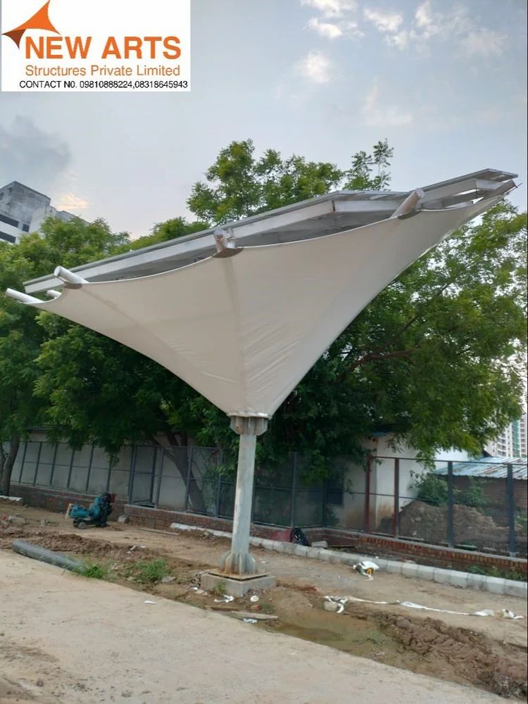 Pvdf Tension Fabric Structures - Color: White