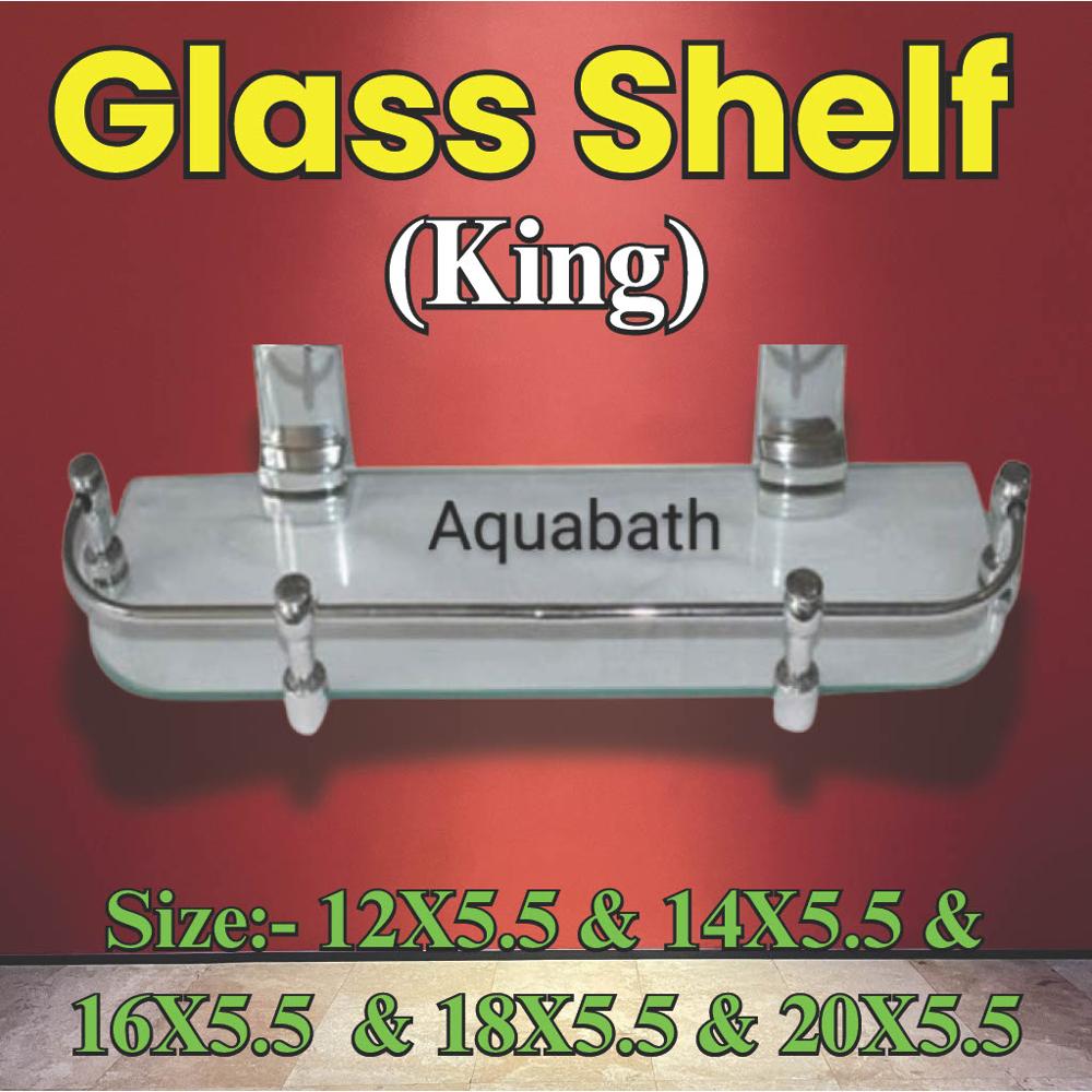 Toughened Glass Corner Shelf