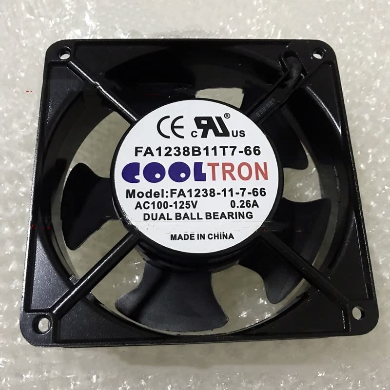COOL TRON FA1238B11T7-66 FA1238-11-7-66 AC100-125V 0.26A 12CM 12038mm Axial Cooling Fan
