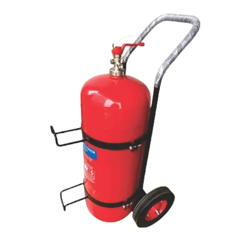 Dry Chemical Mobile Extinguishers - Color: Red