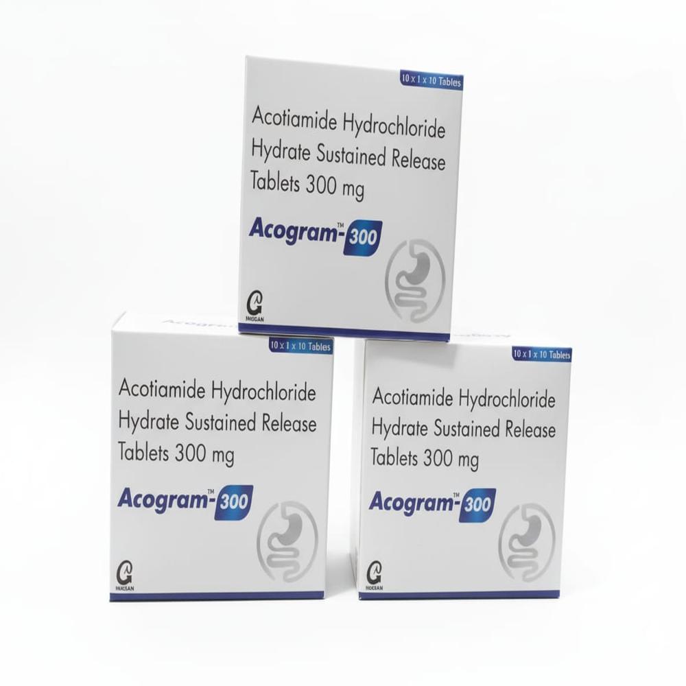 Acogram-300 Tablets - Storage Instructions: Store In Cool And Dry Place