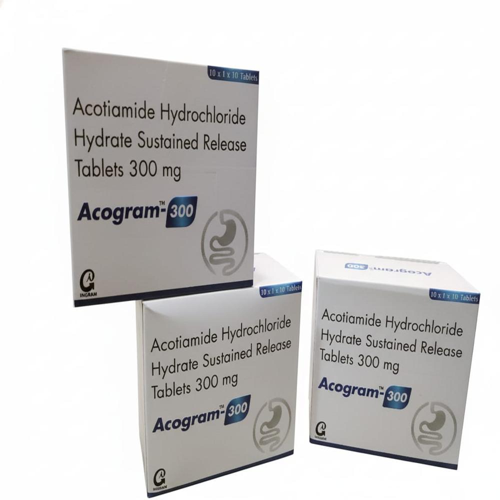 Acogram-300 Tablets - Storage Instructions: Store In Cool And Dry Place