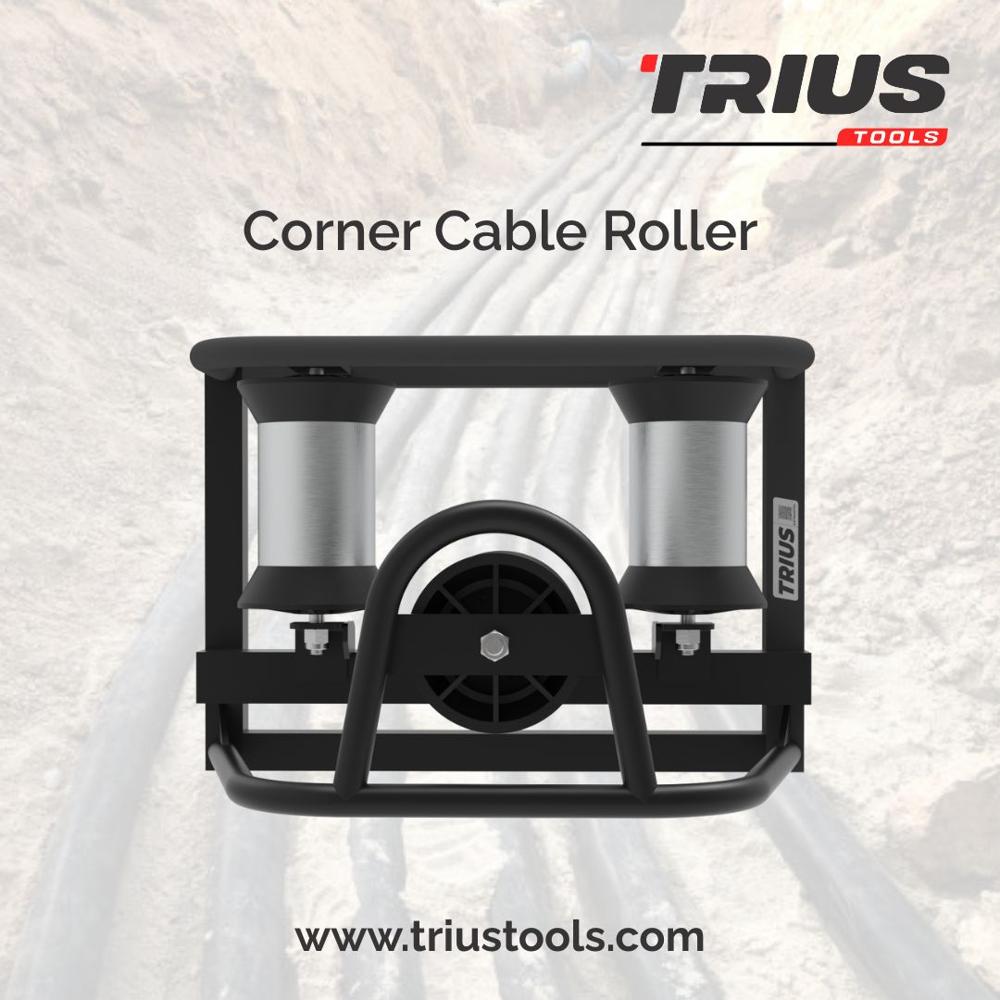 Triple Corner Cable Roller - Feature: Rust-resistant Coating
