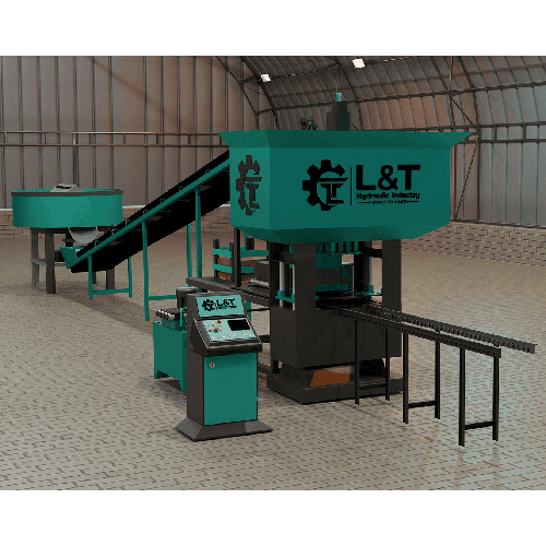 Lt 8800 Alpha-8Cvt Fly Ash Brick Making Machine - Color: Multiple