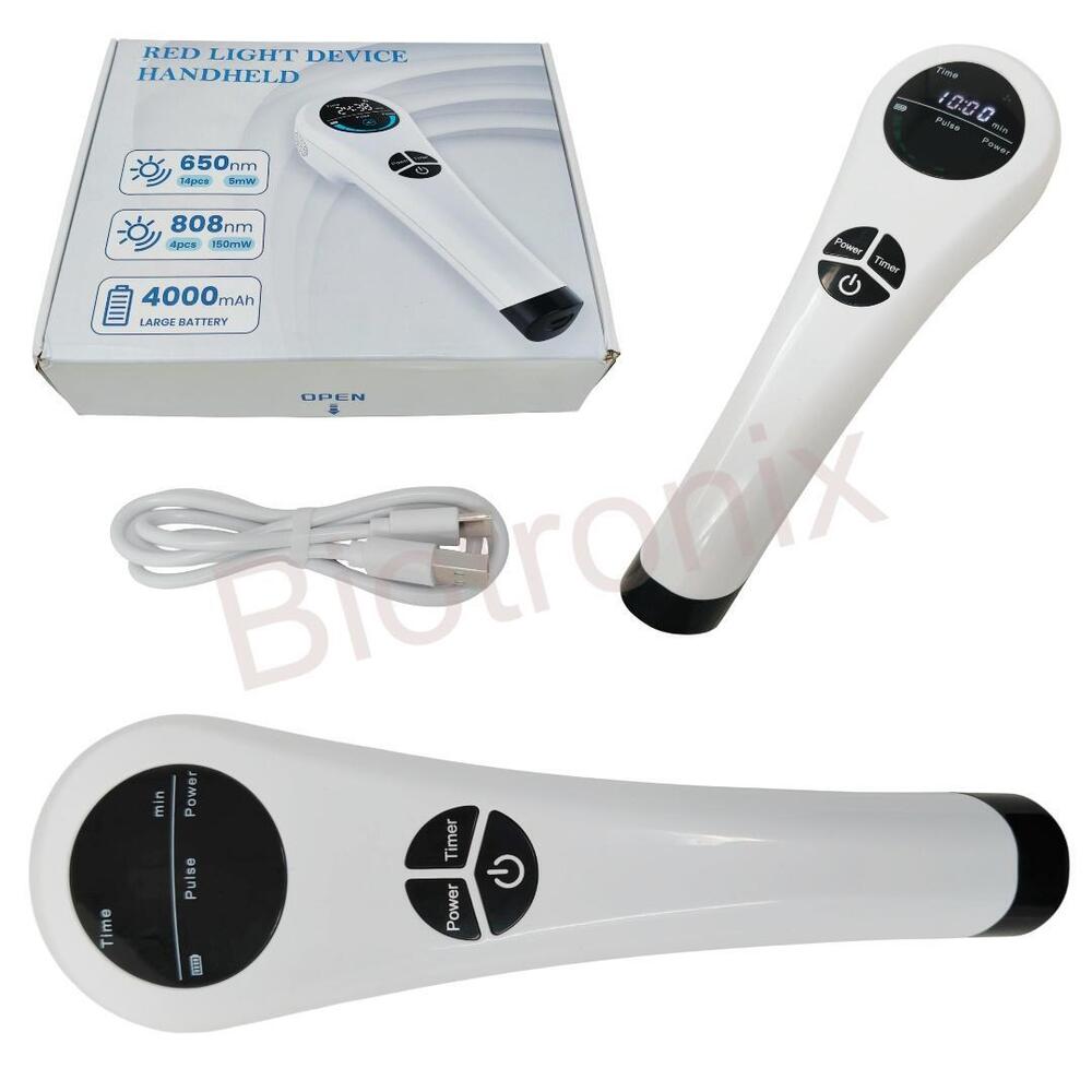 Compact Dual Wavelength Laser Therapy Device for Physiotherapy & Rehab