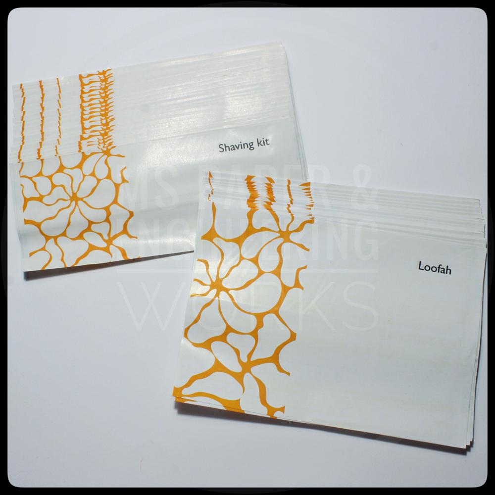 Butter Paper Pouch For Hotel Kits