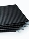 Carbon Fiber Sheet - Color: Black