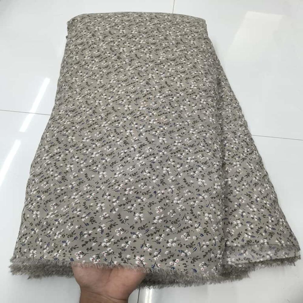 Bsy Soft Fabric For Dress & Kaftan Mill Printed 