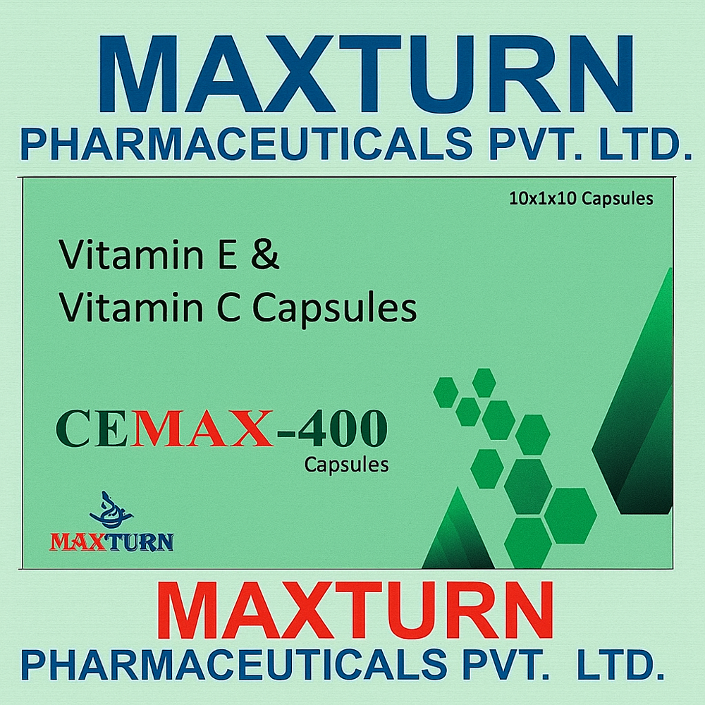Vitamin E And Vitamin C Capsules