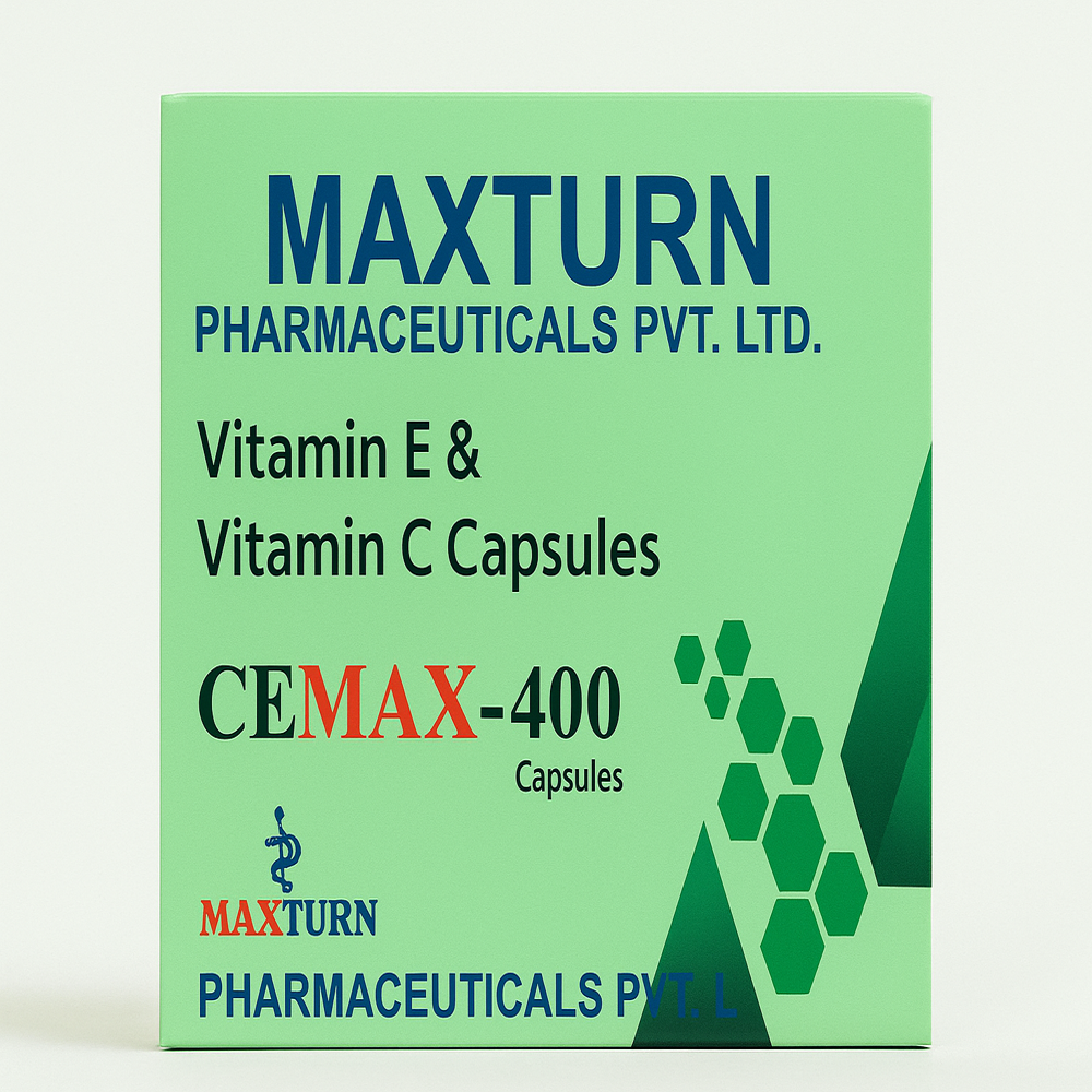 Vitamin E And Vitamin C Capsules