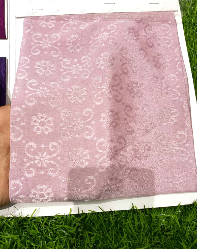 Crepe Jacquard Fabric For Dress & Sarees