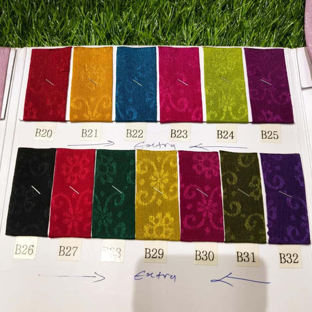 Crepe Jacquard Fabric For Dress & Sarees