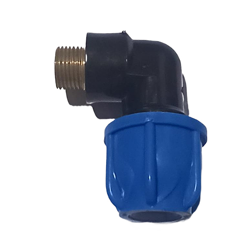 Compression Mta Elbow With Brass Insert - Application: Industrial