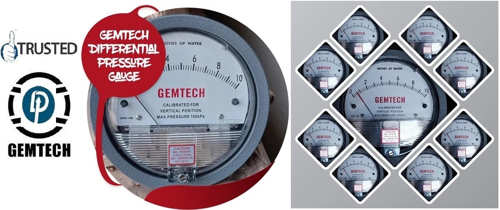 GEMTECH I Differential Pressure Gauges by Rourkela
