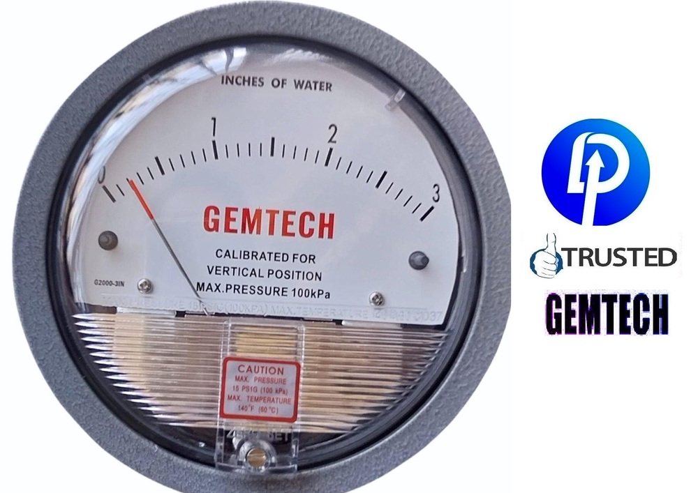 GEMTECH ! Differential Pressure Gauges by Haridwar Industrial Area