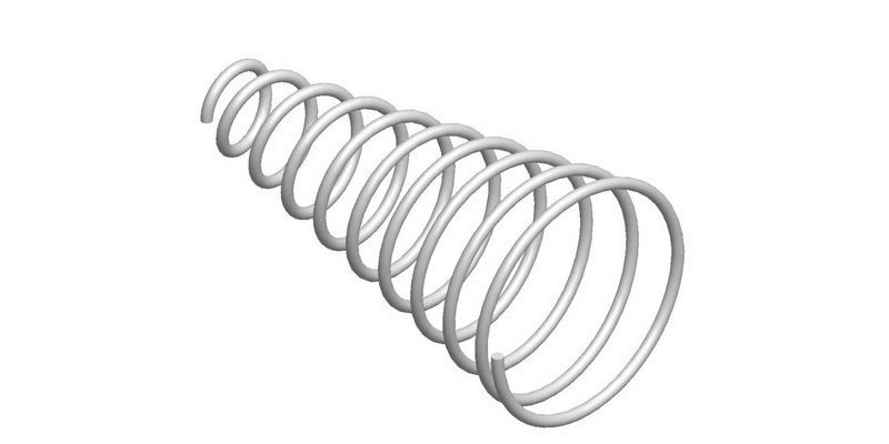 Silver Conical Springs