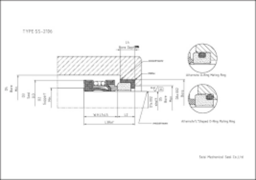 Crane Design Seal - Hardness: 97%