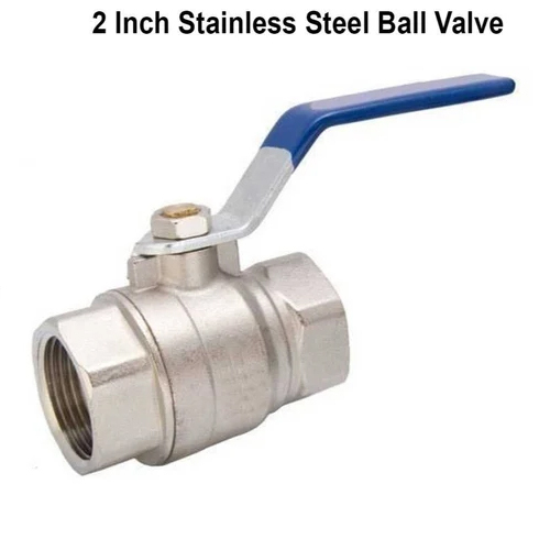 2 Inch Stainless Steel Ball Valve - Finish: Polished