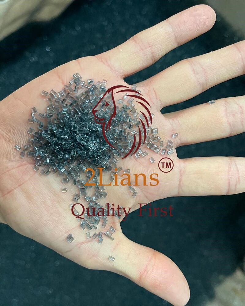 PC water bottle recycled pellets blue tint