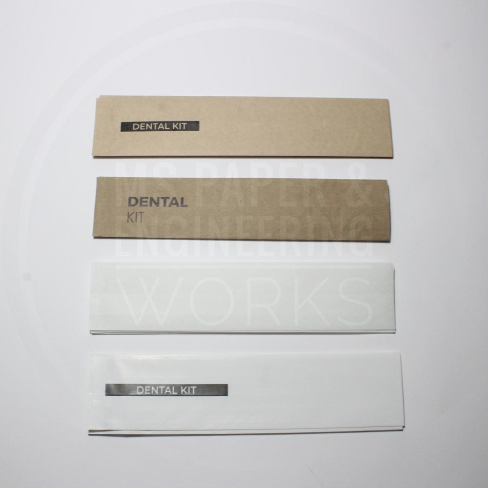 Luxury Hotel Amenities Guest Toiletries Paper Pouches