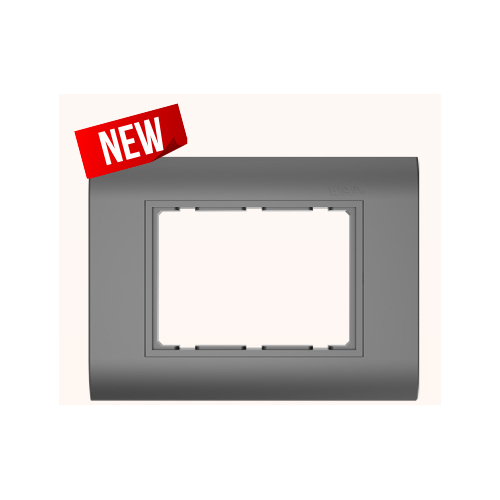 48202Gb Graphite Black Front Plate With Base Frame - Application: Electrical