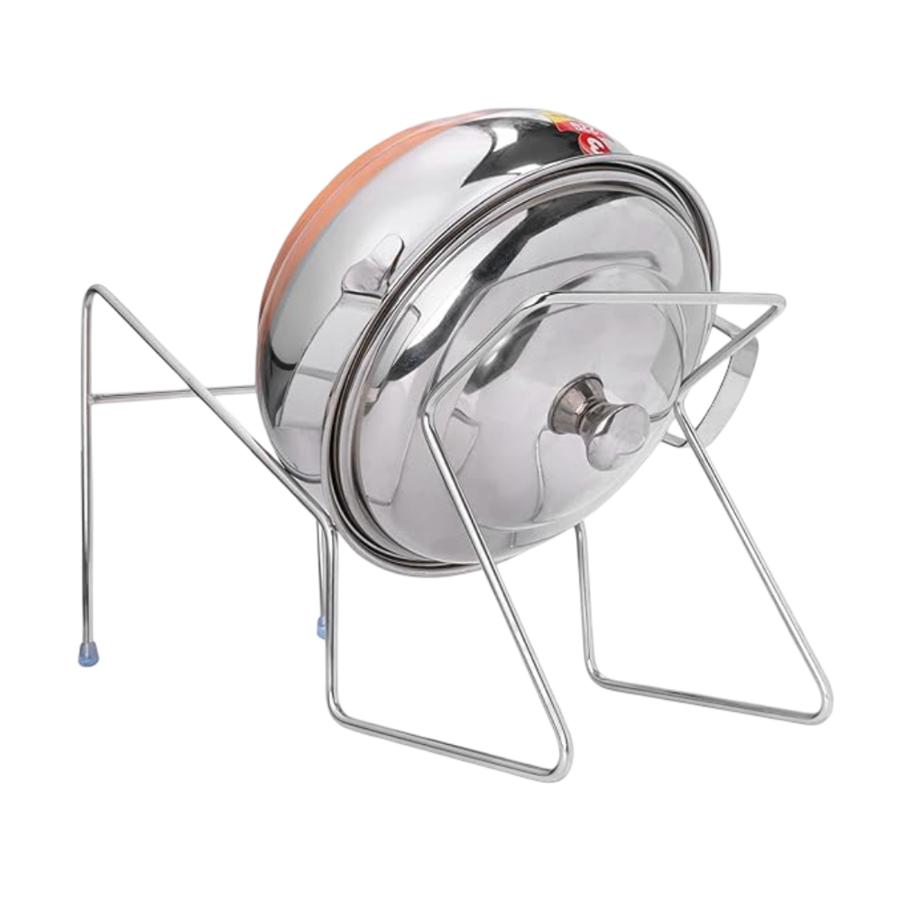 SS RICE POT DRAINER STAND