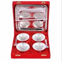 Premium Silver Dinner Set