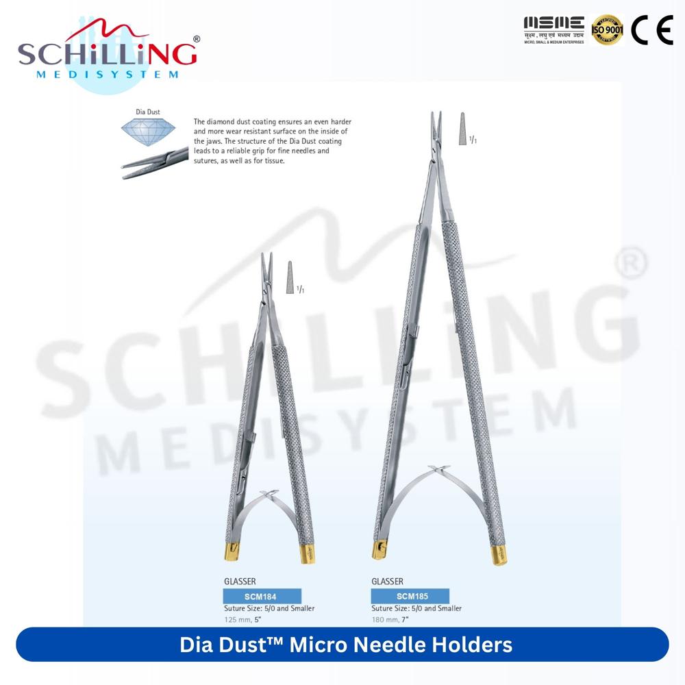 SCHILLING Micro Needle Holders GLASSER