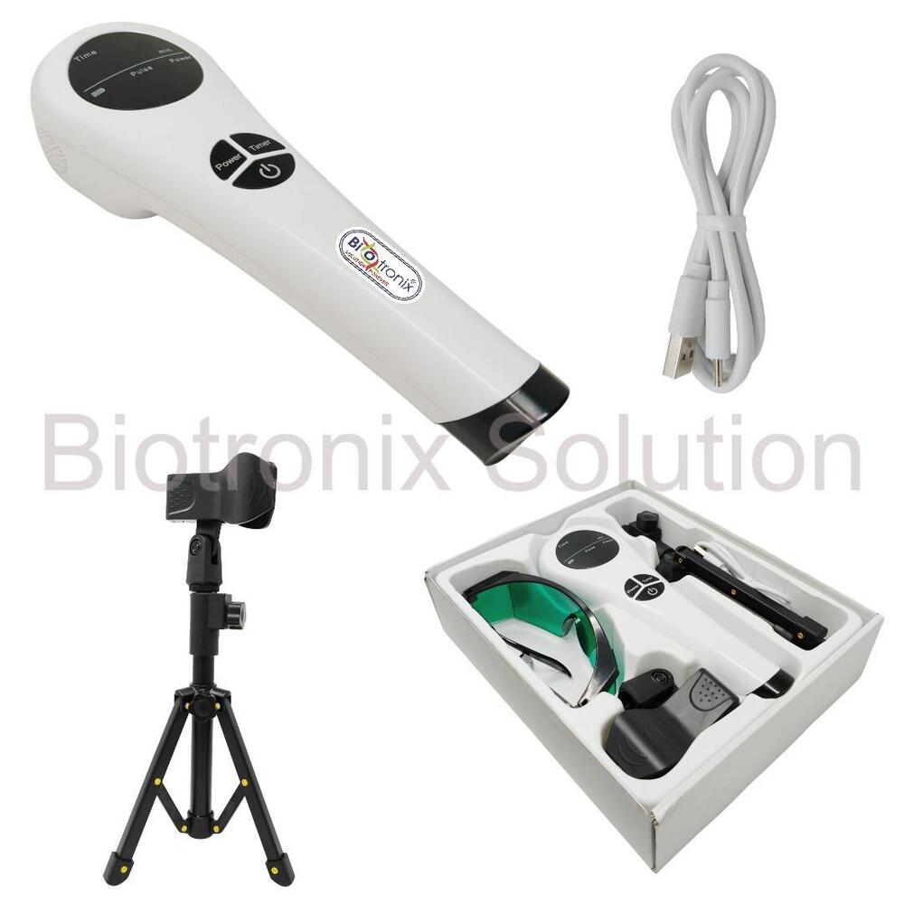 Digital Laser Therapy Device with Fan Cooling and Long Battery Backup