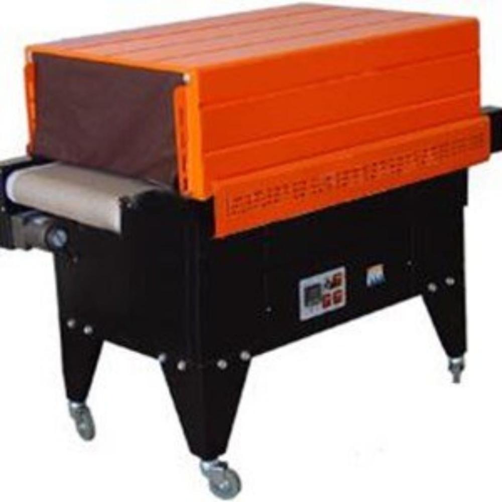 Shrink Tunnel Machine - 220v, 125x74x67 Cm , Adjustable Temperature & Speed For Thin Shrink Films (Pof, Pvc, Pp, Pop), Semi-automatic