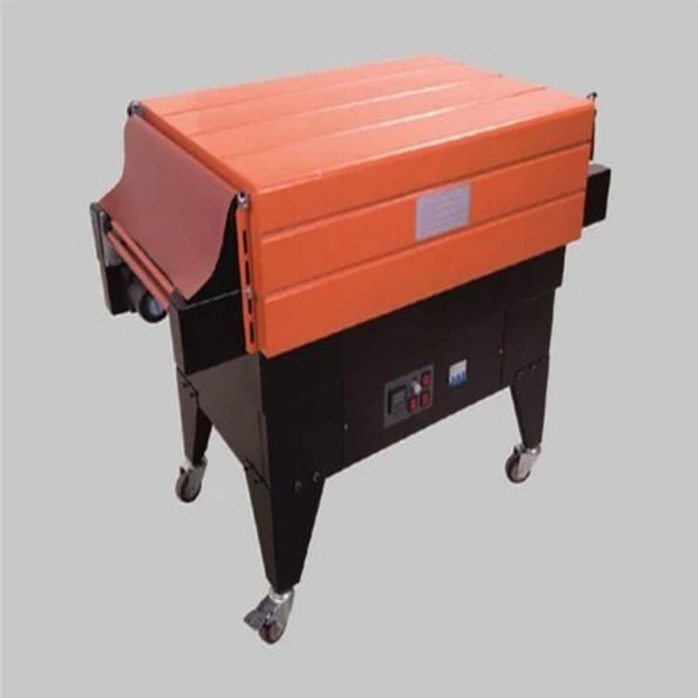 Shrink Tunnel Machine - 220v, 125x74x67 Cm , Adjustable Temperature & Speed For Thin Shrink Films (Pof, Pvc, Pp, Pop), Semi-automatic