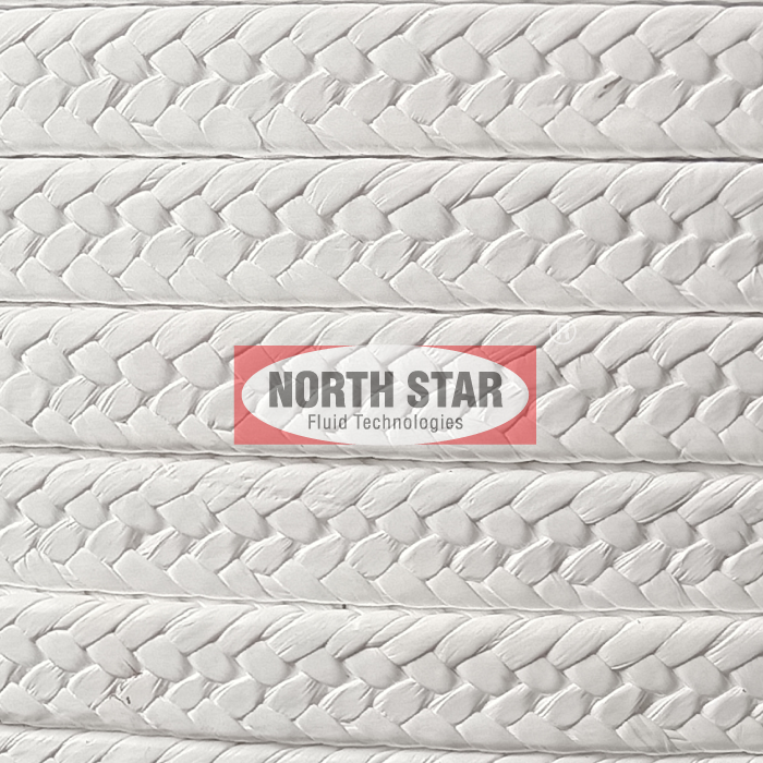 North Star Style 101-12-Exp Expanded Ptfe Gland Packing - Density: 2.10 To 2.30 Gram Per Cubic Centimeter(G/Cm3)